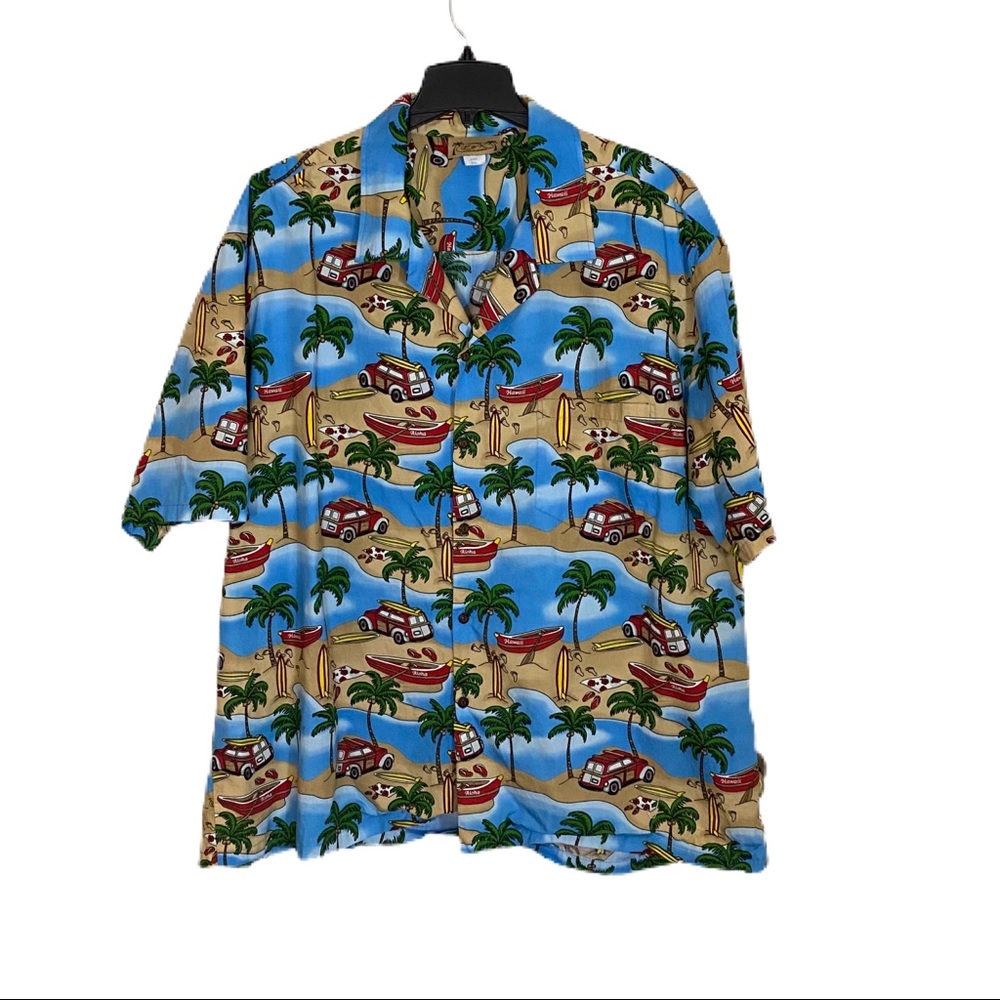 VINTAGE Hawaiian Shirt Sz 4XL